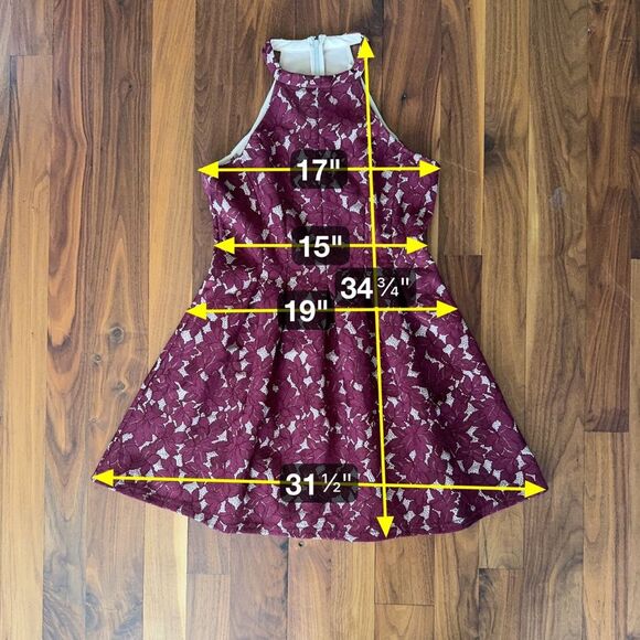 Altar'd State Halter Mini Dress sz M - Picture 9 of 9